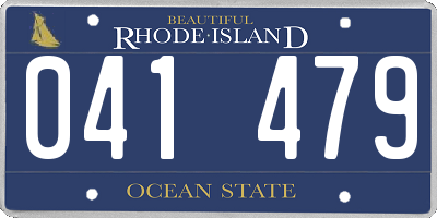 RI license plate 041479