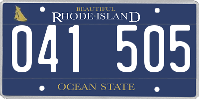 RI license plate 041505