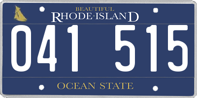 RI license plate 041515