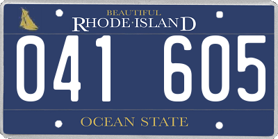RI license plate 041605