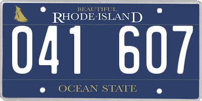 RI license plate 041607