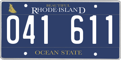 RI license plate 041611