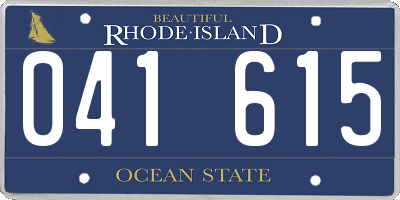 RI license plate 041615