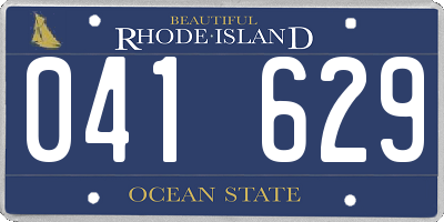 RI license plate 041629