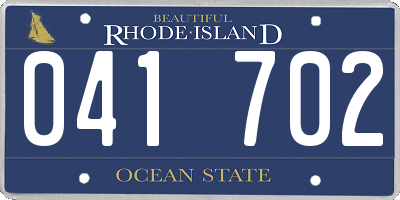RI license plate 041702