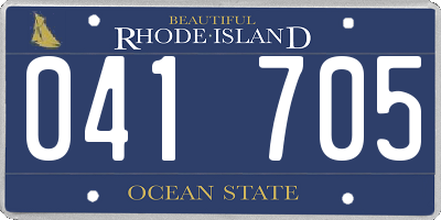 RI license plate 041705