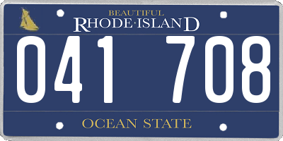 RI license plate 041708