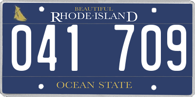 RI license plate 041709