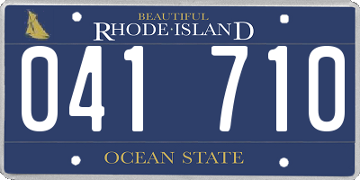 RI license plate 041710