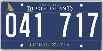 RI license plate 041717