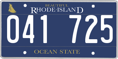 RI license plate 041725