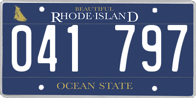 RI license plate 041797