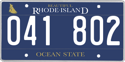 RI license plate 041802