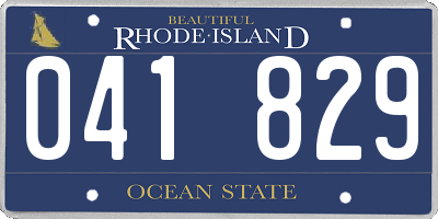RI license plate 041829