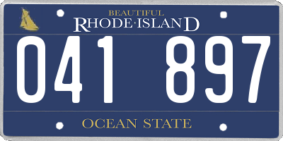 RI license plate 041897