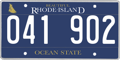 RI license plate 041902