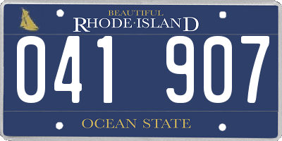 RI license plate 041907