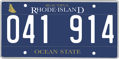 RI license plate 041914