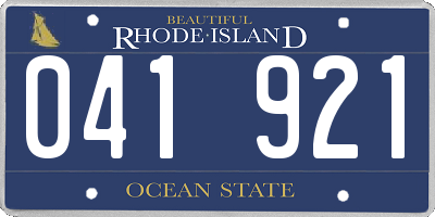 RI license plate 041921