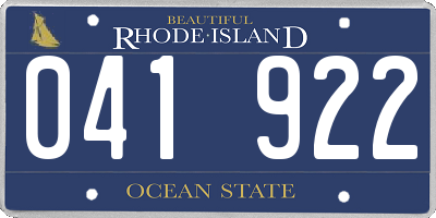 RI license plate 041922