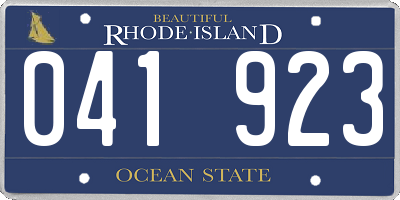 RI license plate 041923