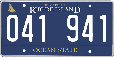 RI license plate 041941