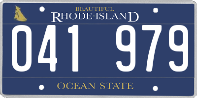 RI license plate 041979