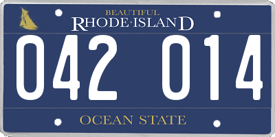 RI license plate 042014