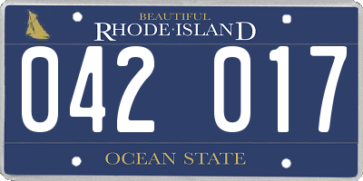 RI license plate 042017