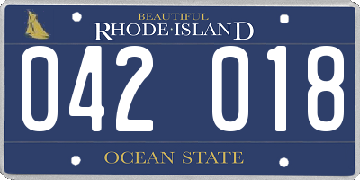 RI license plate 042018