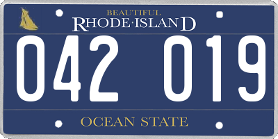 RI license plate 042019