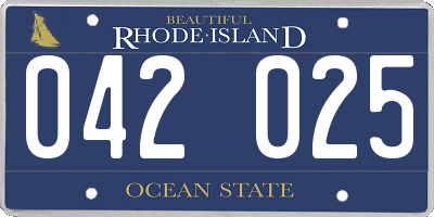 RI license plate 042025
