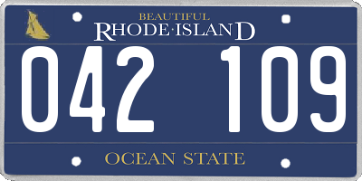 RI license plate 042109