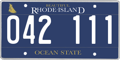 RI license plate 042111