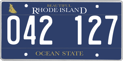 RI license plate 042127