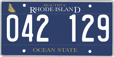RI license plate 042129