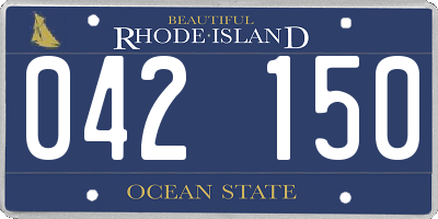 RI license plate 042150