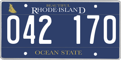 RI license plate 042170