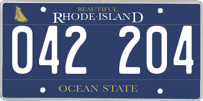 RI license plate 042204