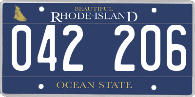 RI license plate 042206