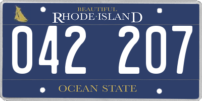 RI license plate 042207