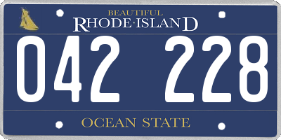 RI license plate 042228