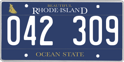 RI license plate 042309