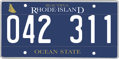 RI license plate 042311