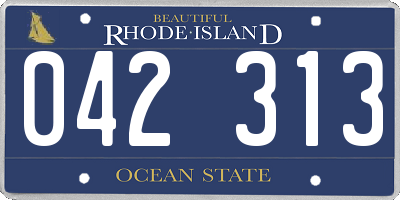 RI license plate 042313
