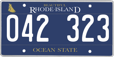 RI license plate 042323