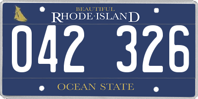 RI license plate 042326