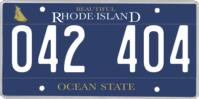 RI license plate 042404