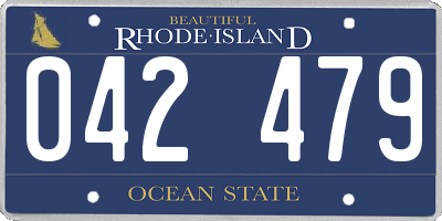 RI license plate 042479