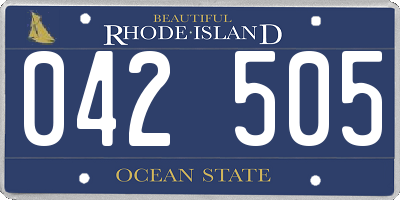 RI license plate 042505